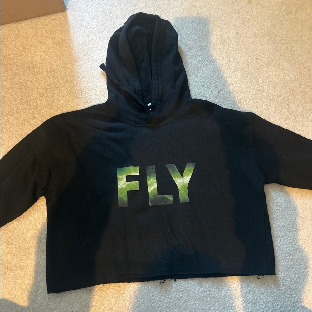 Eagles fly cropped hoodie